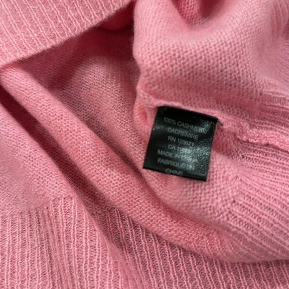 360 Cashmere Pink Beach Babe Cashmere Sweater SzXS - Picture 4 of 7